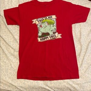 Pokémon Bulbasaur Red T Shirt